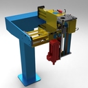 Heavy duty in-line CNC mill/engraver