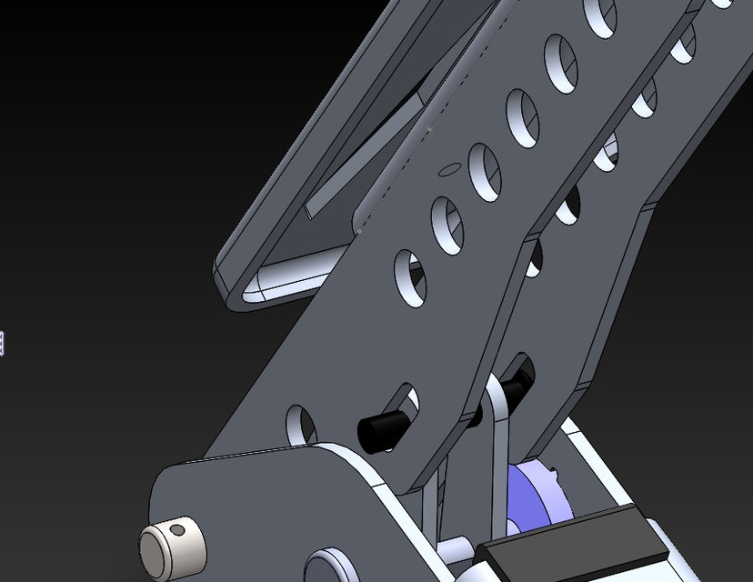 Throttle pedal - Lightweight sheetmetal design