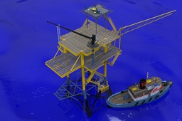 4 pile production platform