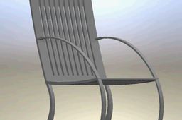 Steel chair