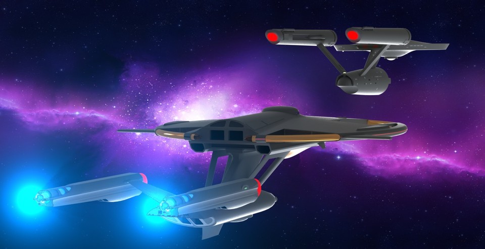 U.S.S. Farragut NCC-1647 | 3D CAD Model 