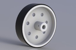 2.6 in Plastic Wheel