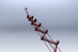 Tesla tower stairs