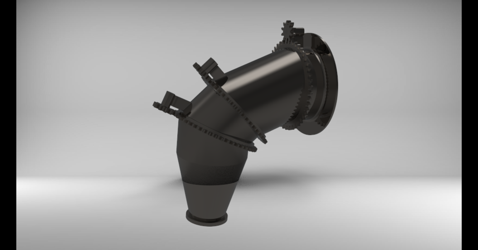 F-35 Nozzle (Flow simulation)