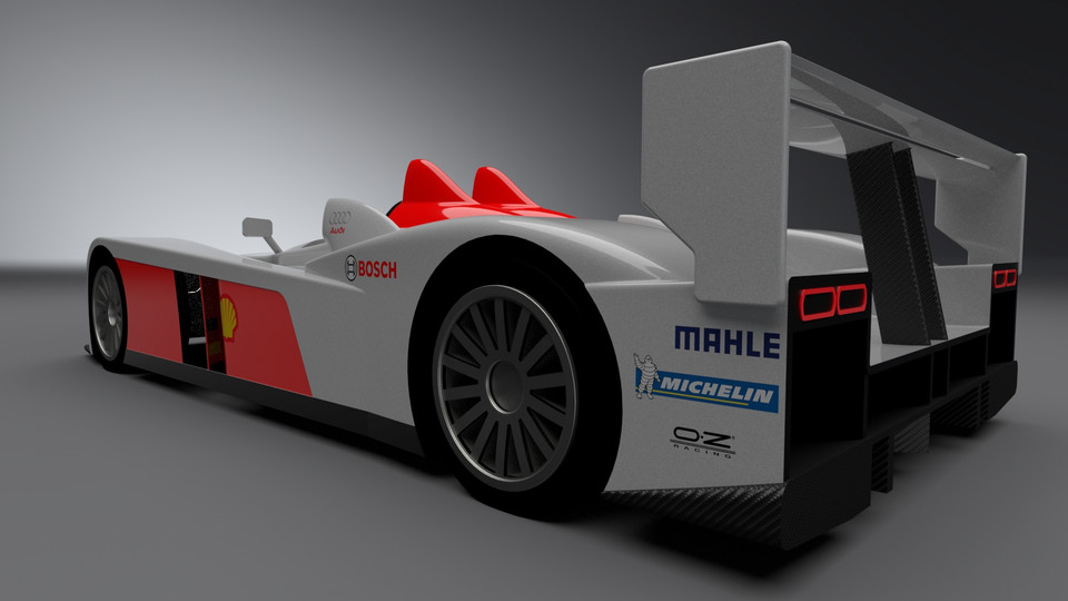 AUDI R10 TDI 2006 Le Mans Winner | 3D CAD Model Library