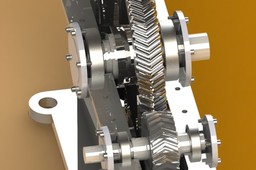 Single stage speed reduction Gearbox