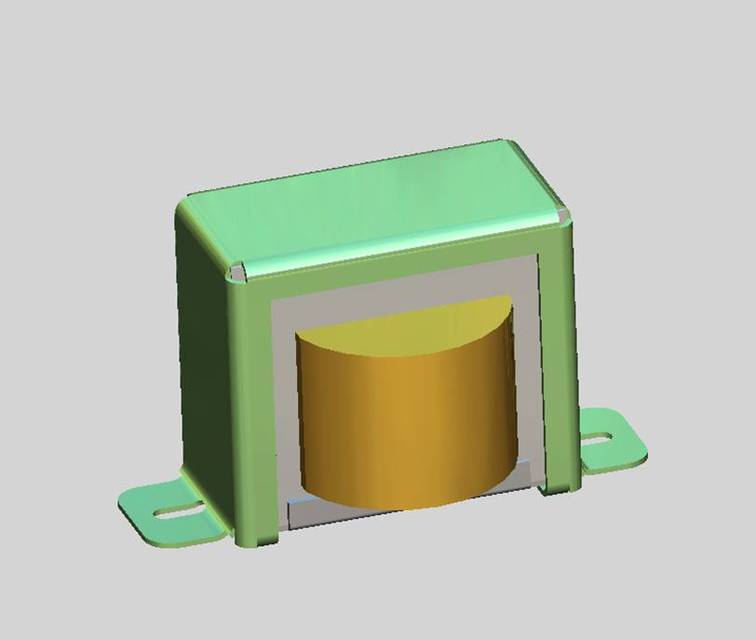 Transformer small. 3D CAD Model Library GrabCAD