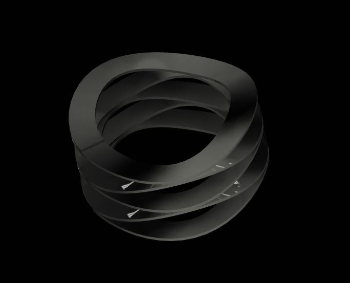Wave spring 3D CAD Model Library GrabCAD