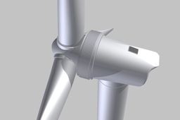 Generic Direct Drive Wind Turbine with 77.5 meter Conventional Tower