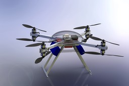 X8 quadrocopter - octocopter