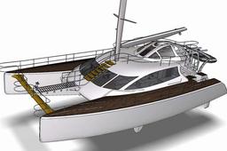20m cruising catamaran - model file