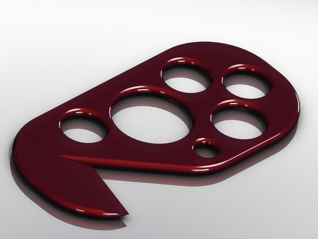 Plastic card knife