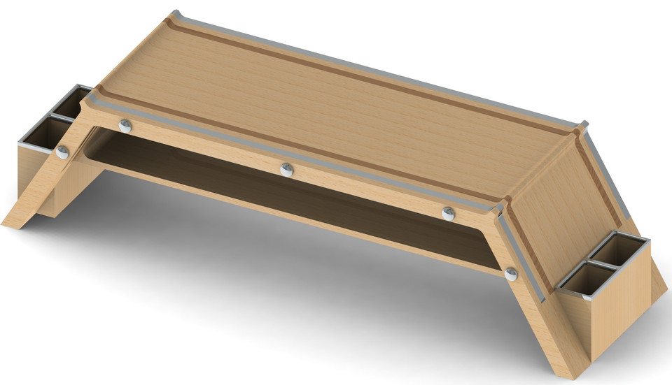 PCMonitor Stand 3D CAD Model Library GrabCAD