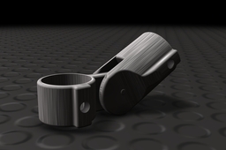 Speedrail end swivel fitting