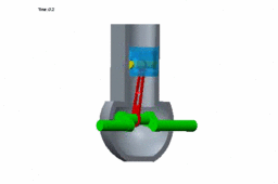 4 stroke engine with animation