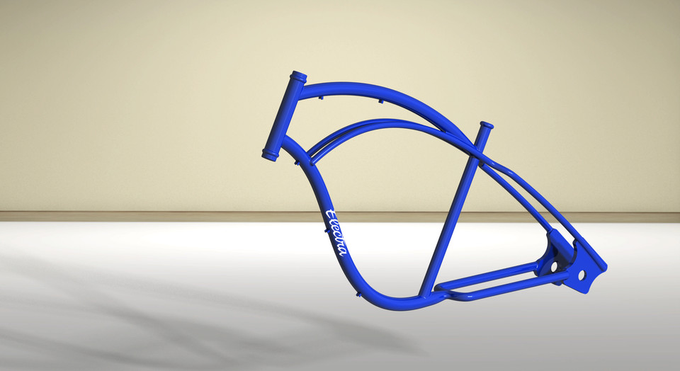 Frame bike 3D CAD Model Library GrabCAD