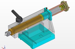 Milling machine hydraulic tailstock