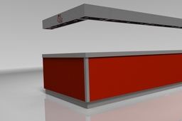 Front of house counter