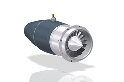 2 Inch diameter 3 Stage axial jet engine