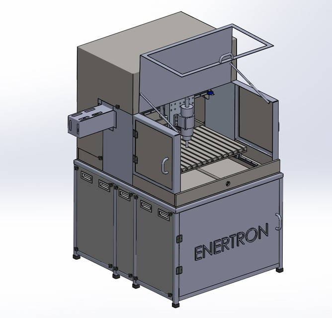 CNC PCB drilling and routing machine