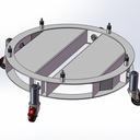Gas tank base