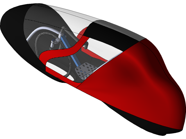 Human power vehicle recumbent bicycle 