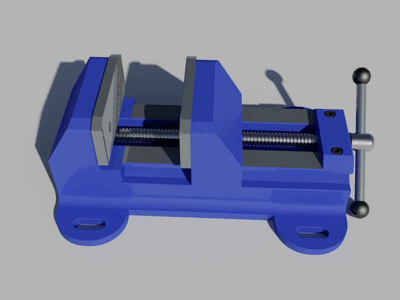 Machine Vise 3D CAD Model Library GrabCAD