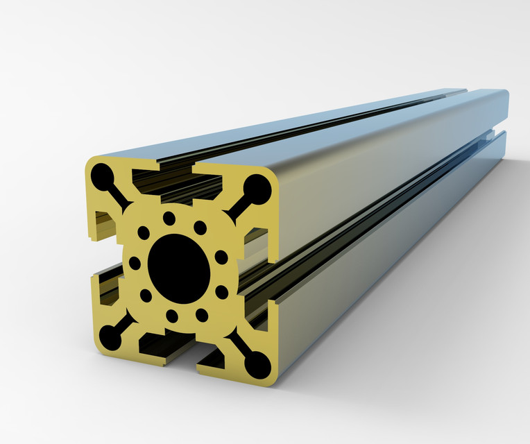 aluminium profil 3D CAD Model Library GrabCAD