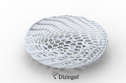 Subdivide Bowl - Math art by @dizingof