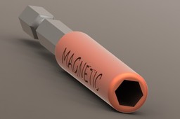 Magnetic bit holder