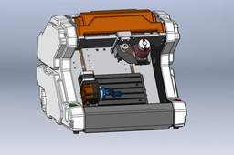 4-AXIS Desktop CNC machining(concept model)