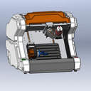 4-AXIS Desktop CNC machining(concept model)