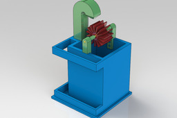 SELF-FLOWING FLASK PEN HOLDER