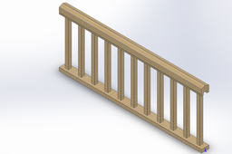 Traditional Railing section