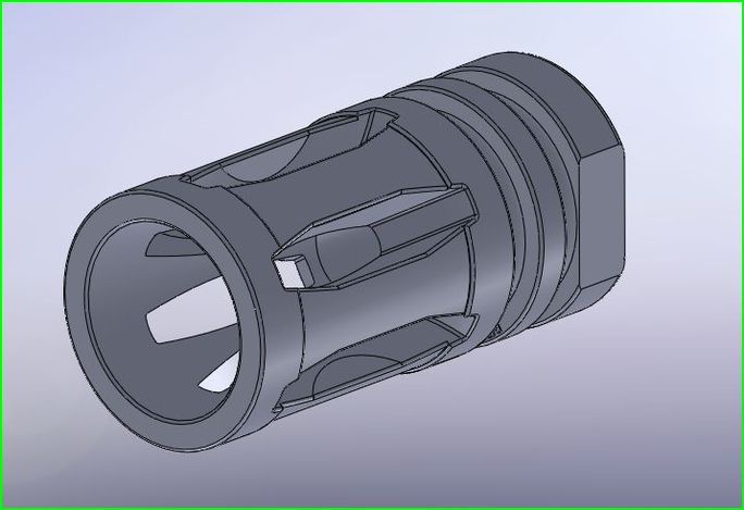 AR-15 A-2 flash hider