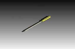 Flat screw driver