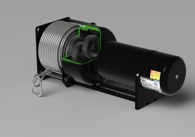 2.5 Tonn 4x4 Winch