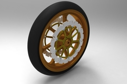 Motorcycle front wheel
