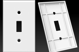 Light Switch Plate Single 