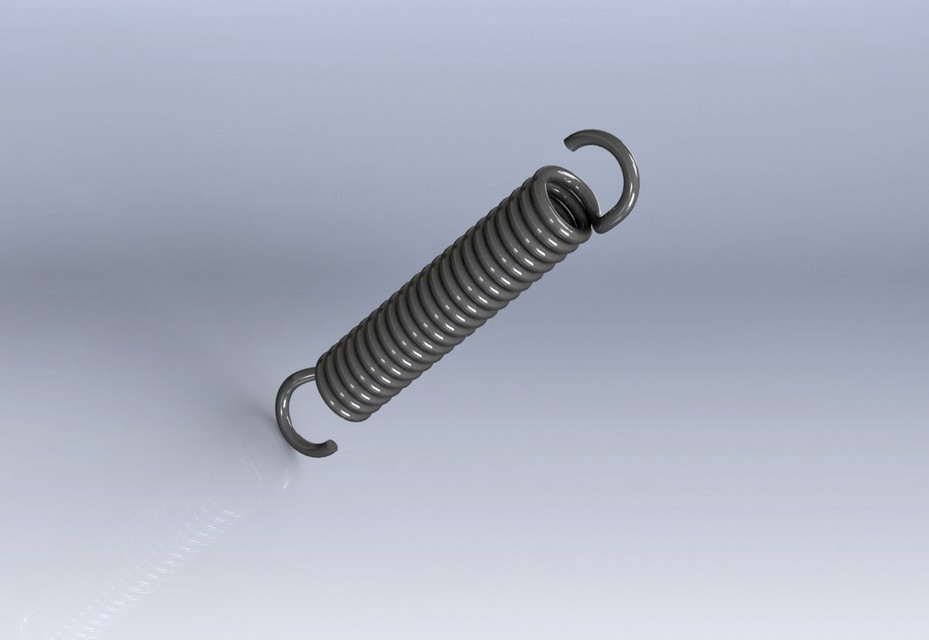 Torsion Spring 3D CAD Model Library GrabCAD
