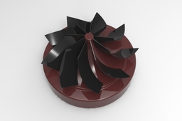 Impeller with 9 blades