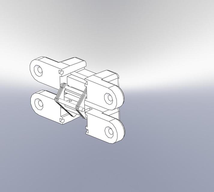 SOSS No. 212 Hinge 3D CAD Model Library GrabCAD