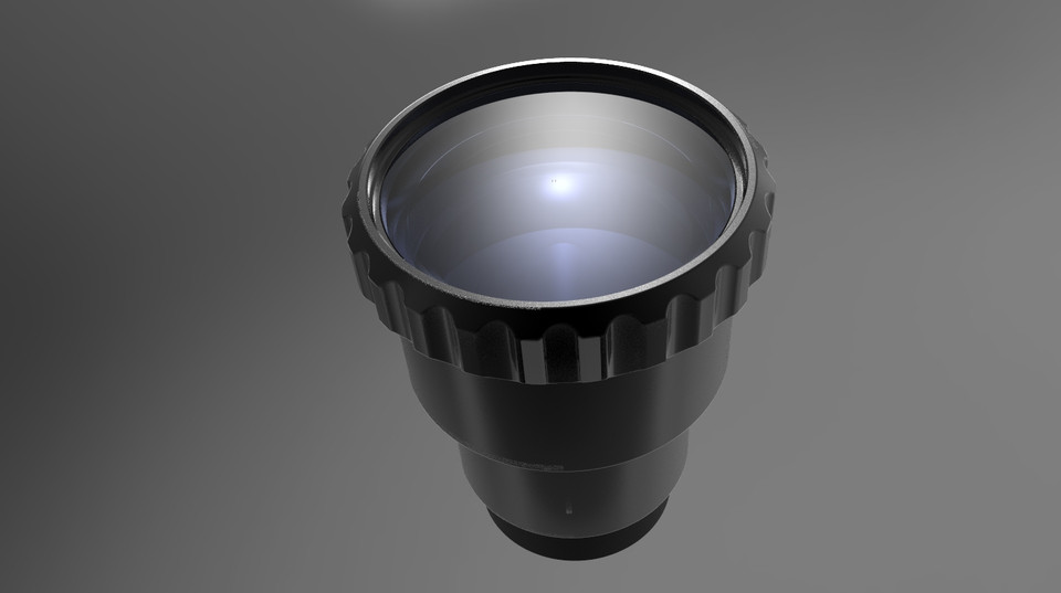 Anamorphic Lens Design 3D CAD Model Library GrabCAD