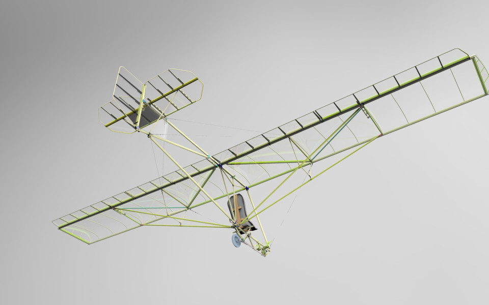 Glider S5 3D CAD Model Library GrabCAD