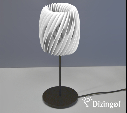 Lamp Shade Air - Math Art by @Dizingof