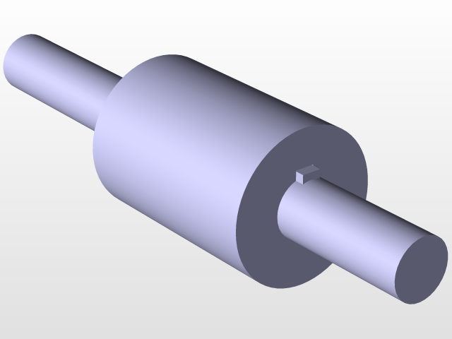 Solid muff coupling
