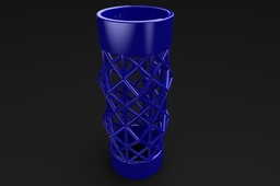 Curved isotruss tubular structure