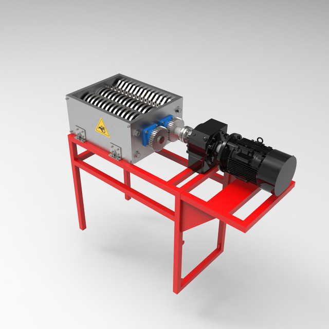 Shredder 3D CAD Model Library GrabCAD