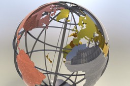 GLOBE 2012 of metal 
