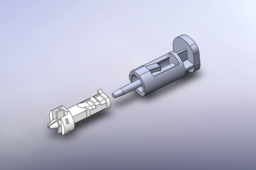 Assembly of CPU cooler push-pin mount